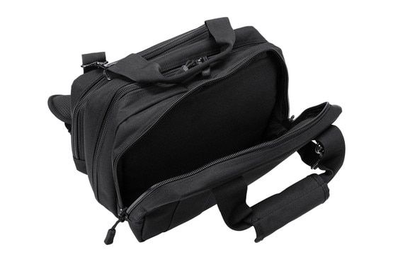 The Specialist Mini Range Bag from Savior Equipment in Black has zippered pockets.